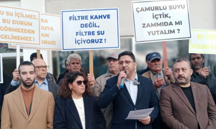 Candan "İçemediğimiz suyu ve Hizmet alamadığımız bir sisteme zam yapılmasını kabul etmiyoruz"